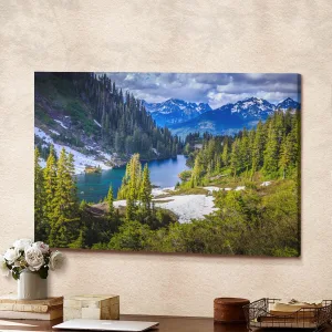 Beautiful Landscape Photography Glacier National Park Canvas Wall Art Home Decor