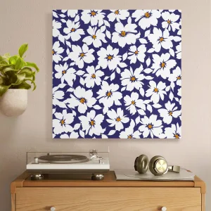 Beautiful Flowers Square Canvas Wall Art