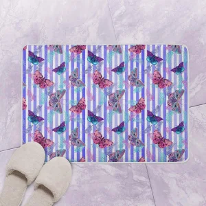 Childish Seamless Pattern Hand Drawn Dogs Bath Mat