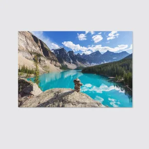 Beautiful Moraine Lake Banff National Park Canvas Wall Art Home Decor