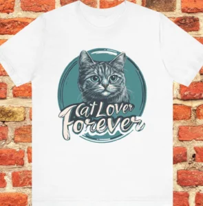 Cat Lover Forever Graphic T-Shirt