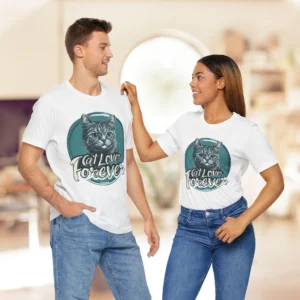 Cat Lover Forever Graphic T-Shirt