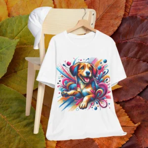 Colorful Puppy Art T-Shirt