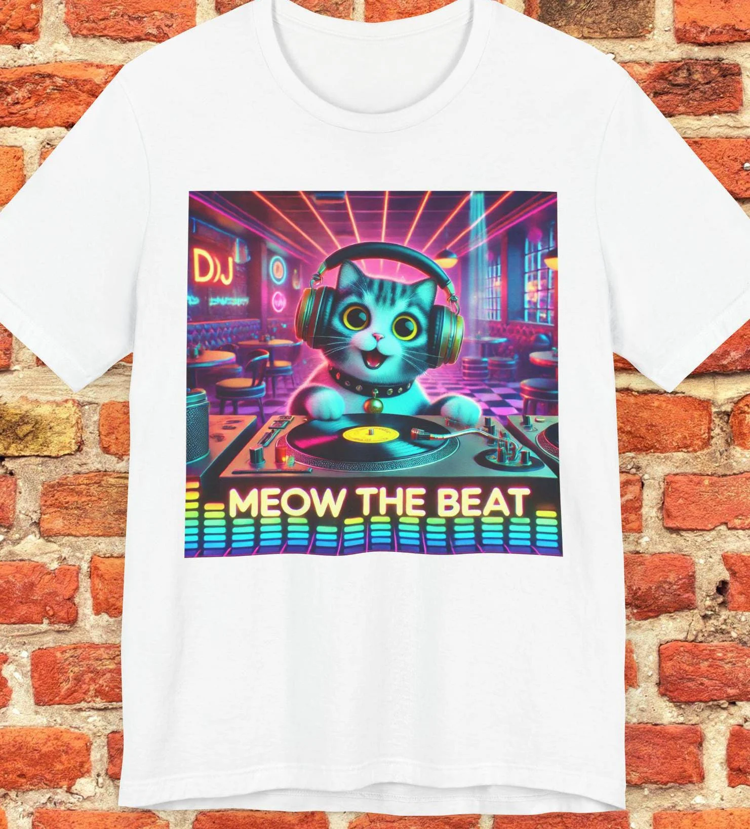 DJ Cat Music T-Shirt