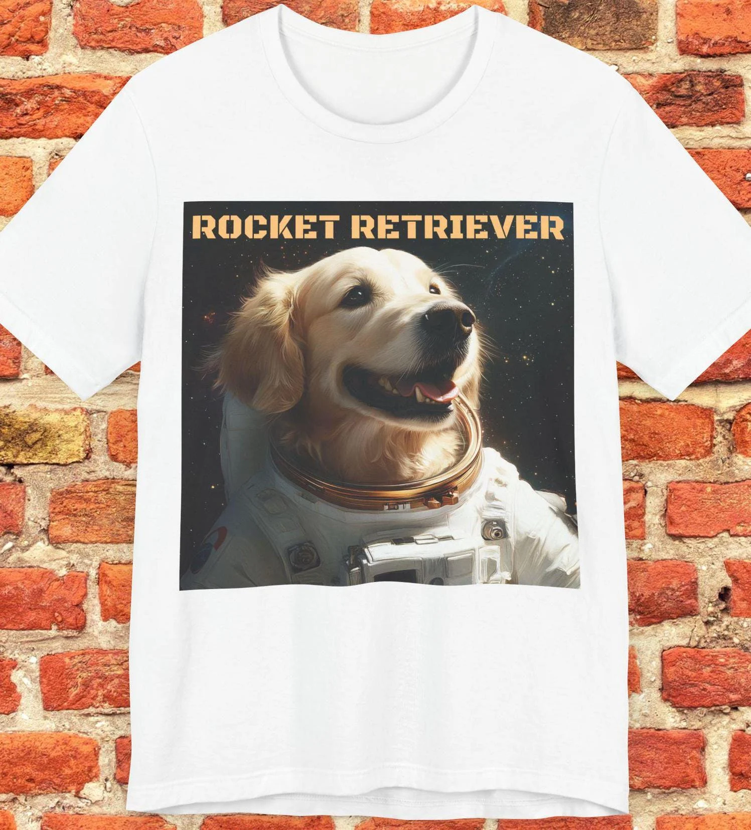 Rocket Retriever Space T-Shirt