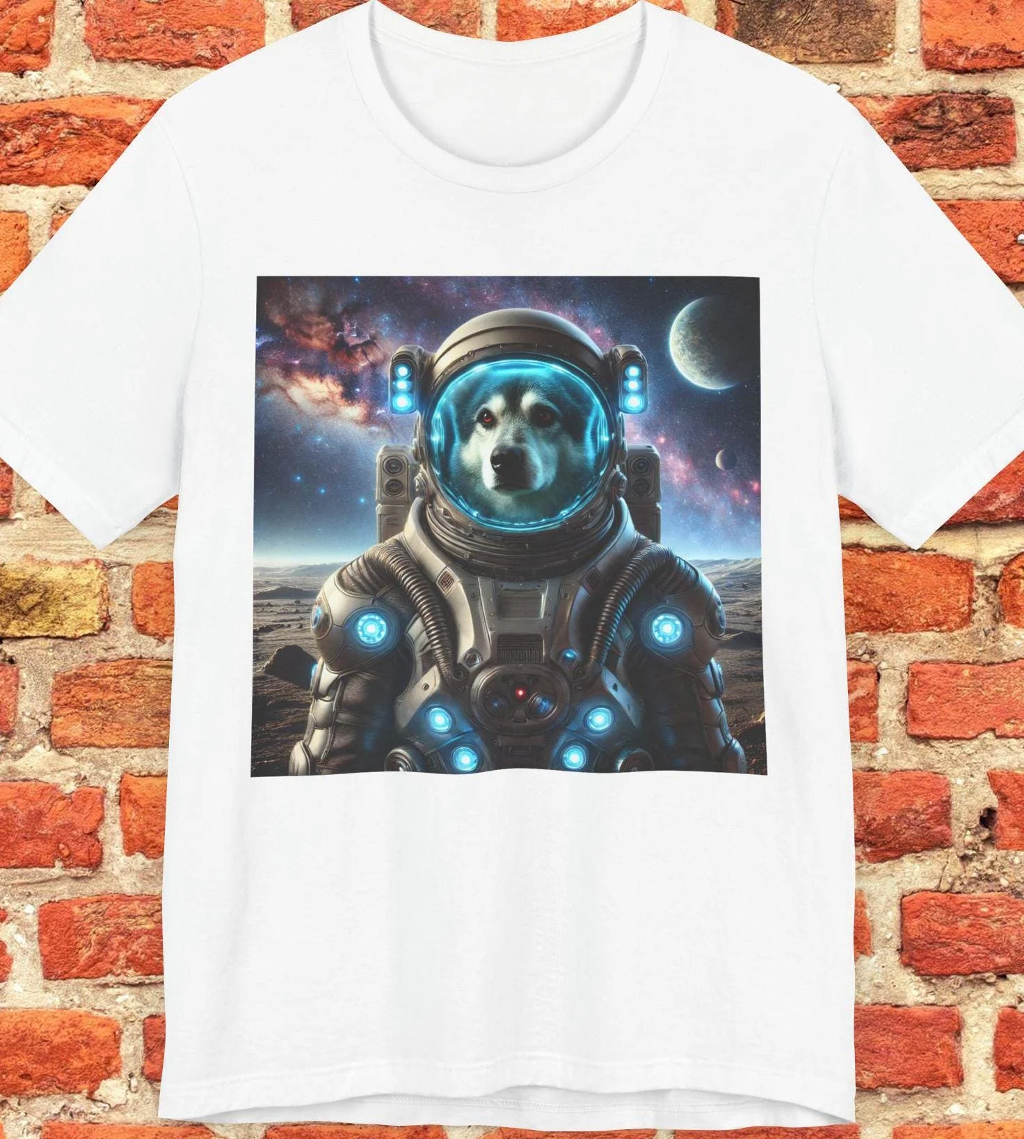 Space Dog Astronaut T-Shirt