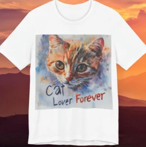 Watercolor Cat T-Shirt